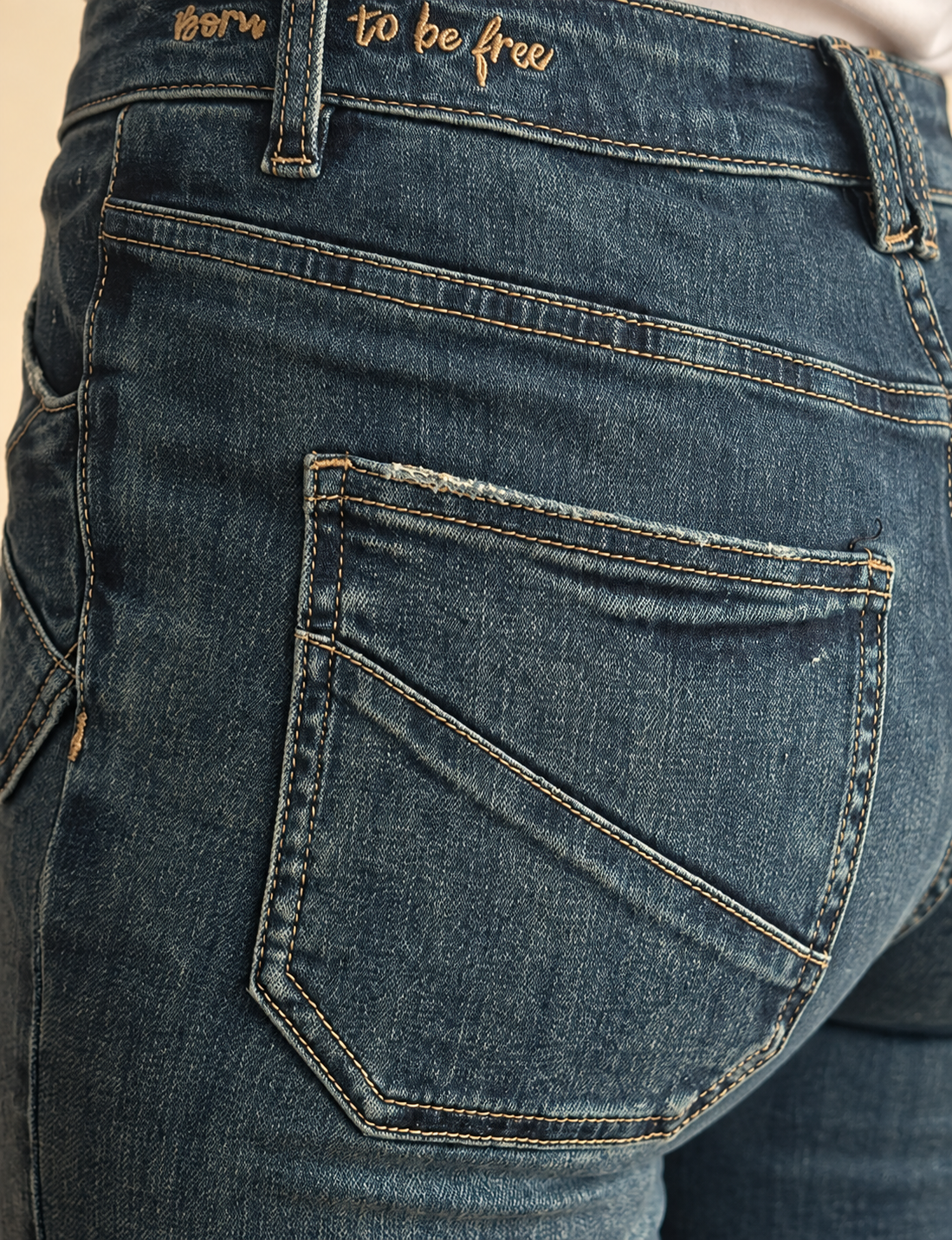 Jean Champs Elysees Alabama - Bleu - New Jersey Wash