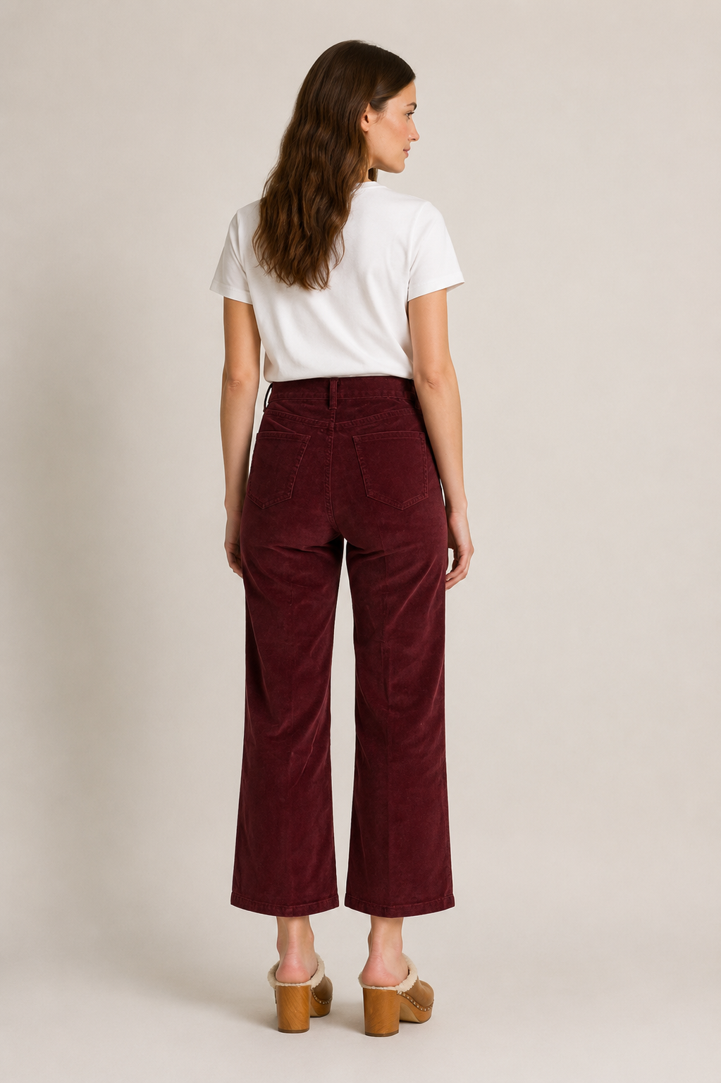 Broek Louvre Tinycord - Robijn