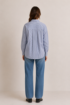 Blouse & Chemise Culture - Bleu Raye