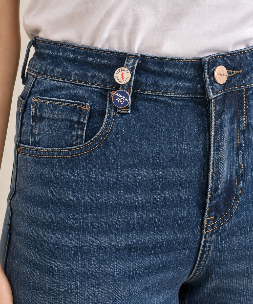 Jean Saint Germain Alabama - Blue - Oxford Wash