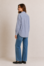 Blouse & Chemise Culture - Bleu Raye