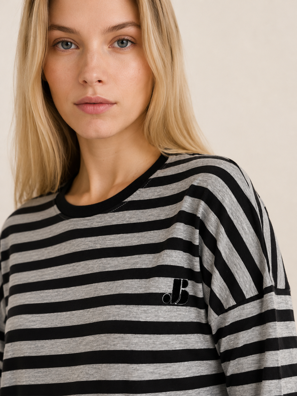 Tourmaline T-shirt - Mottled Grey