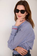 Blouse & Chemise Culture - Bleu Raye