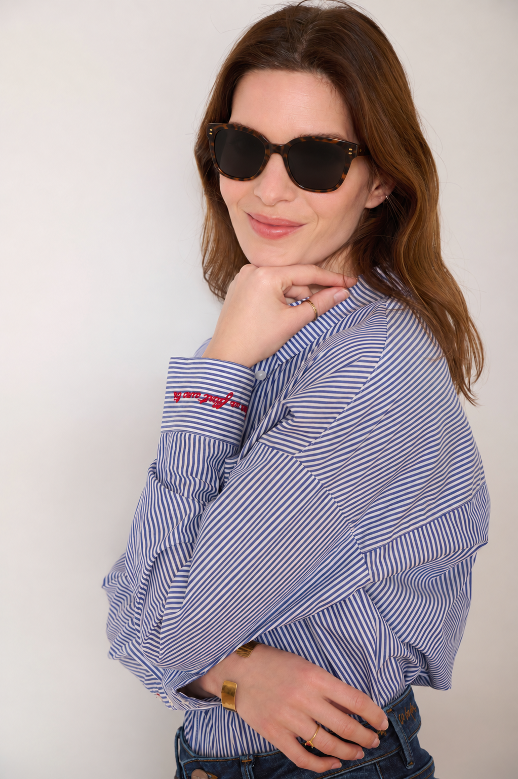 Blouse & Chemise Culture - Bleu Raye