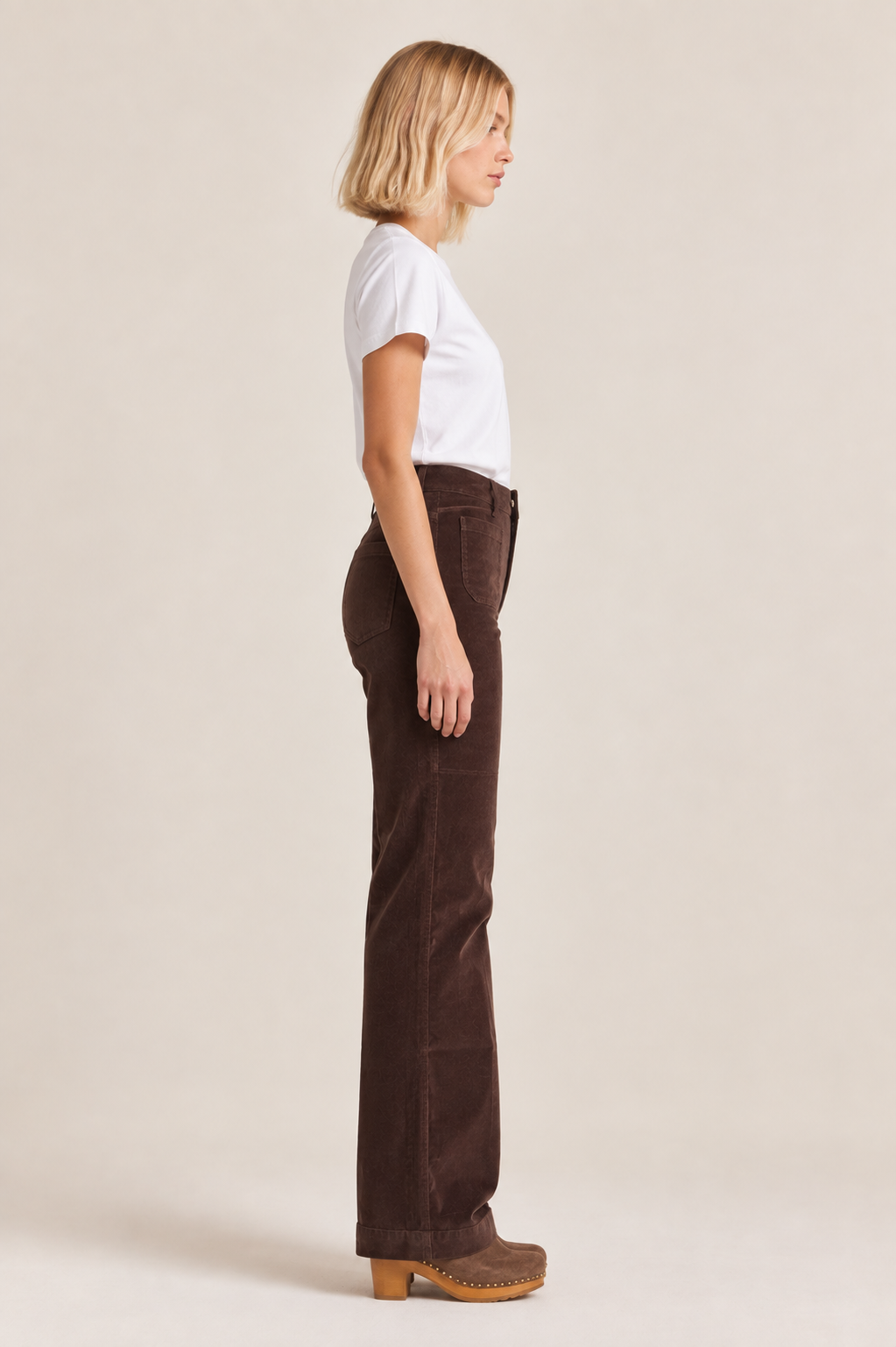 Pantalon Bastille Tinycord - Chocolat