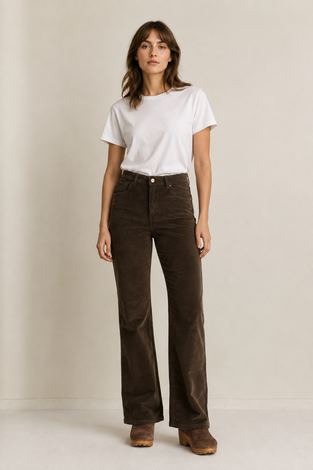 Spodnie Auteuil Tinycord - Khaki