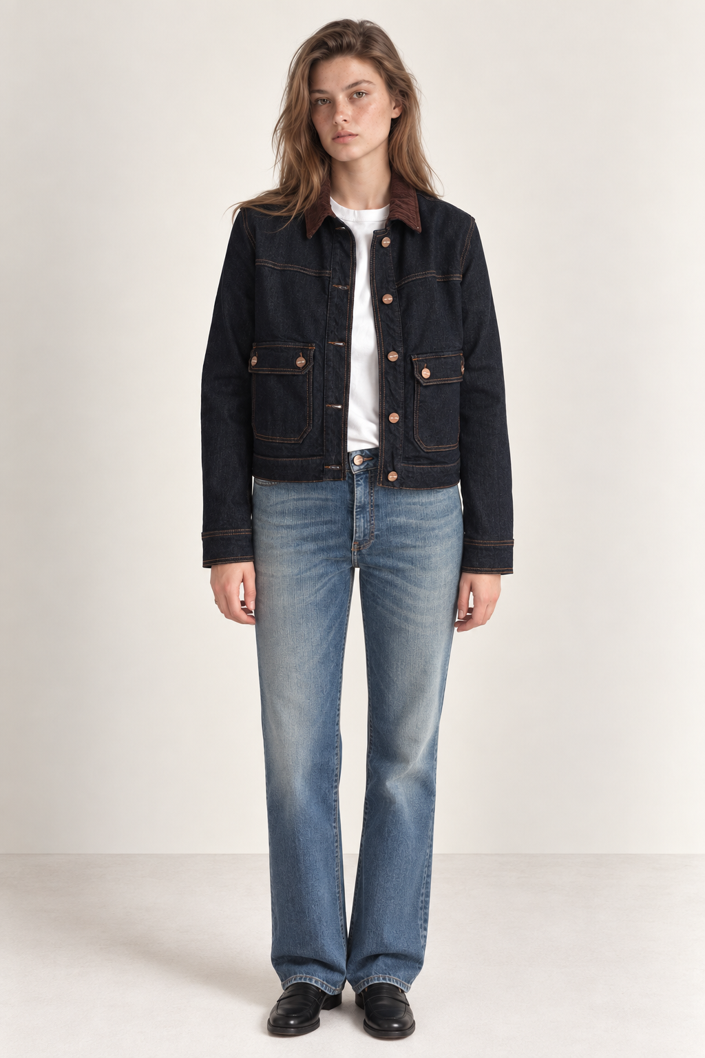 Veste Verbier Monaco - Blue - Rinse Wash