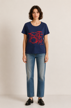 Tshirt Troyes - Marine