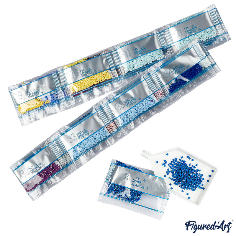 Broderie Diamant - Femme Et Océan