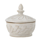 Pauline - Jar with Lid - Natural - Stoneware