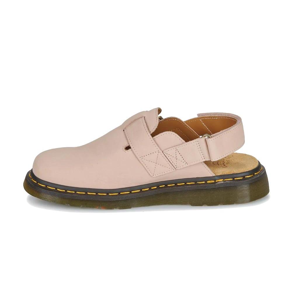 Dr. Martens - Zapatos Jorge II Mule Powder Pink Milled Nubuck - Rosa