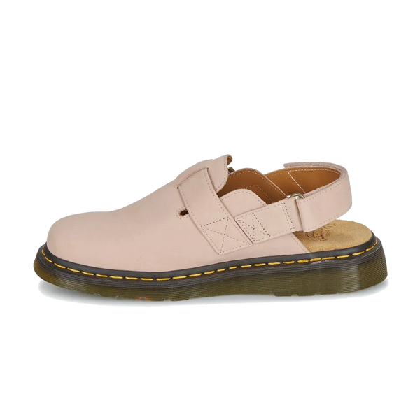 Dr. Martens - Zapatos Jorge II Mule Powder Pink Milled Nubuck - Rosa