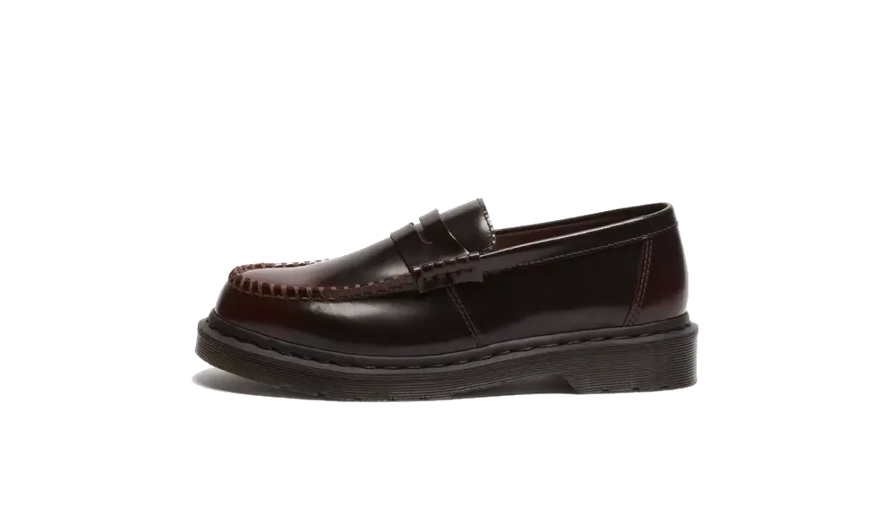 Penton Arcadia Leather Loafers Cherry Red - Bordeaux