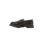 Dr. Martens - Penton Mini Leopard Spot Hair On Loafer - Noir