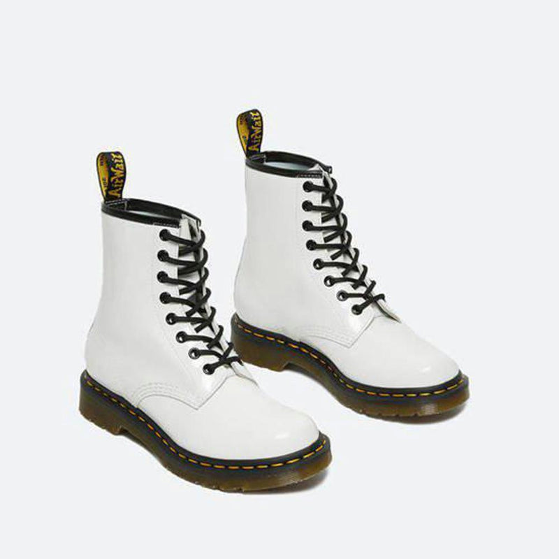 Bottes 1460 Patent - Blanc