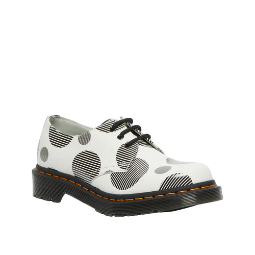 Derbies 1461 Polka Dot Smooth - Blanc