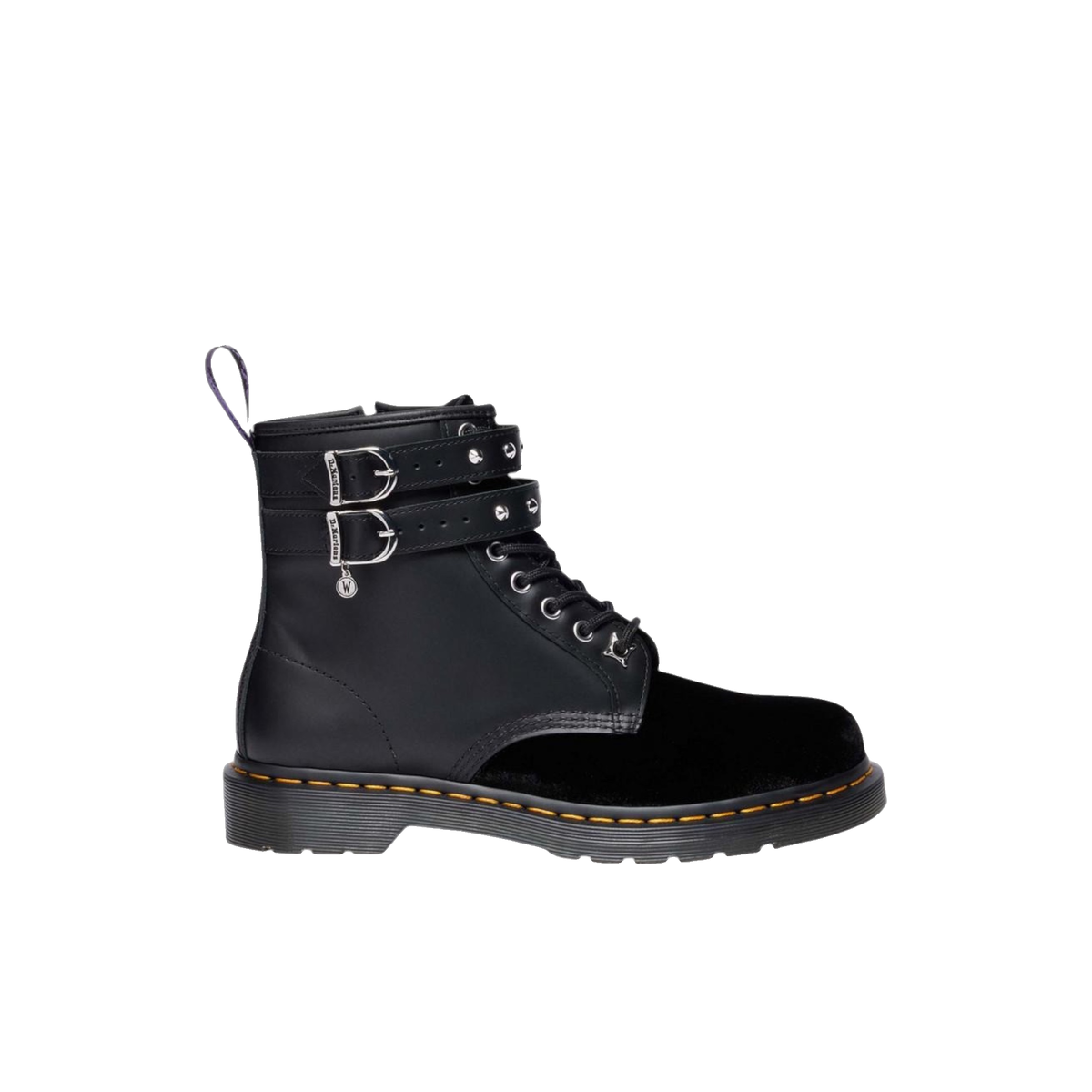 Botas 1460 Wdn Smooth+Velvet - Negro