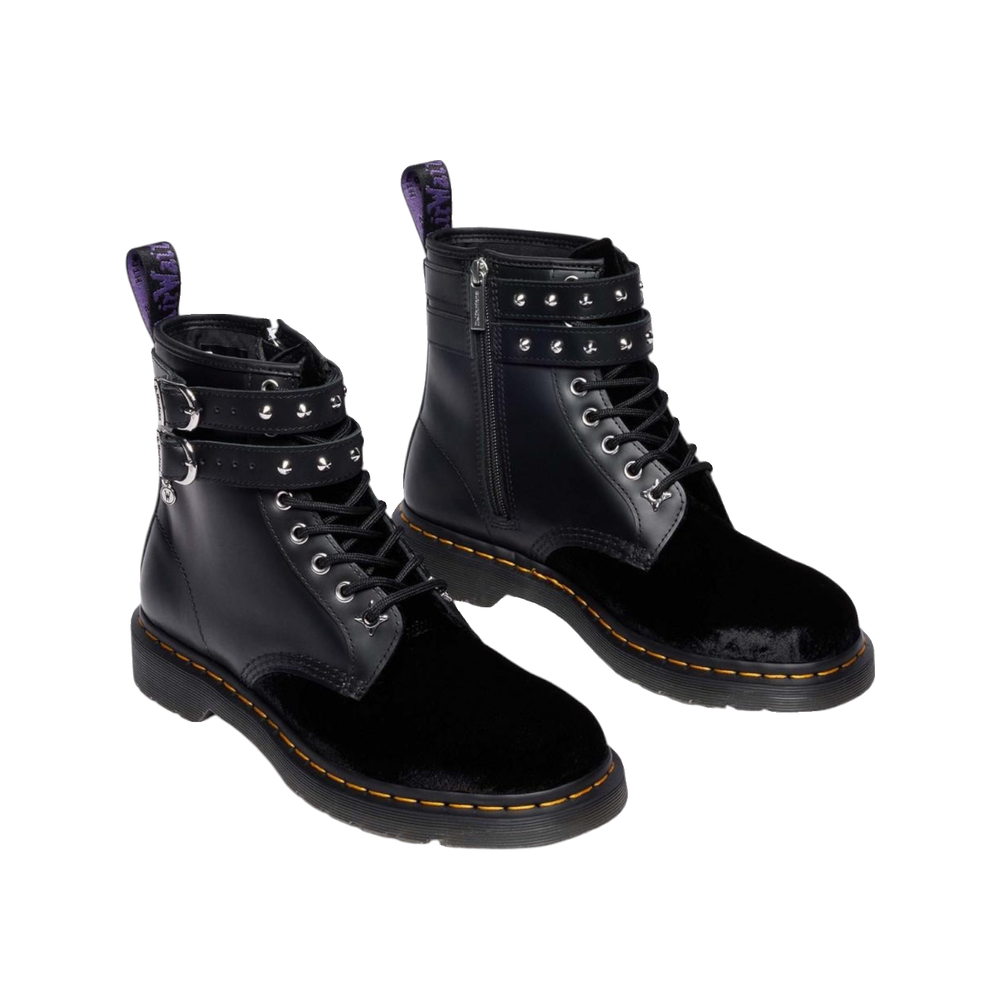 Botas 1460 Wdn Smooth+Velvet - Negro