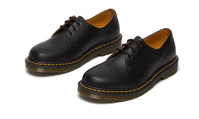 1461 Smooth Leather Oxford Black Smooth - Noir