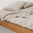 Flat Sheet - En Gaze De Coton - Beige Sable