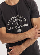 Lee Cooper - T-Shirt Drawn Printed - Noir - Homme