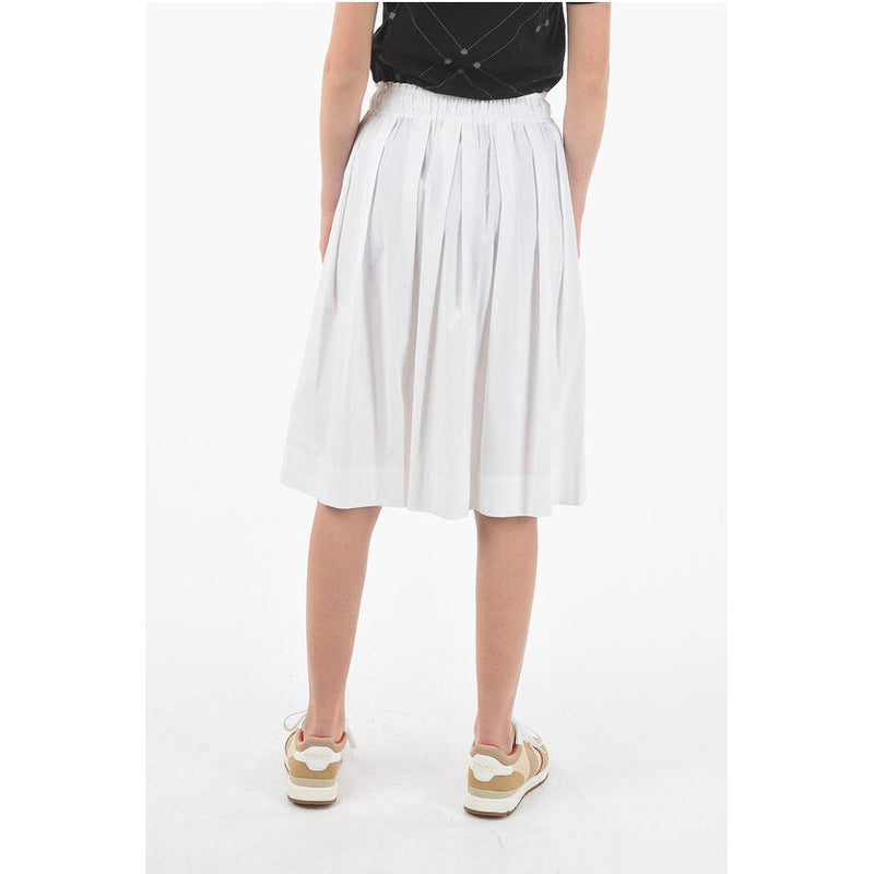 Robe Drawstring Waist Flared Skirt