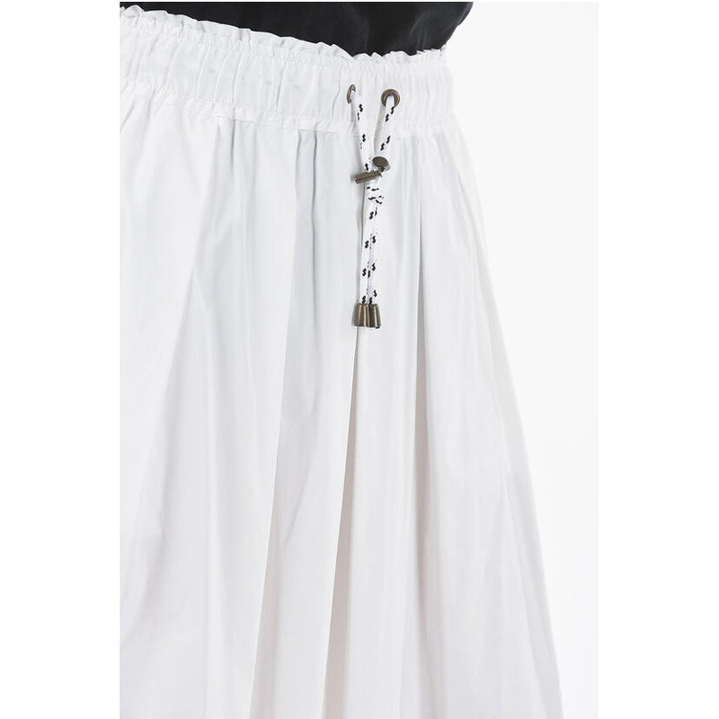 Robe Drawstring Waist Flared Skirt