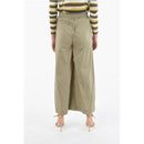 Drawstring Waist Pants Popeline Cotton