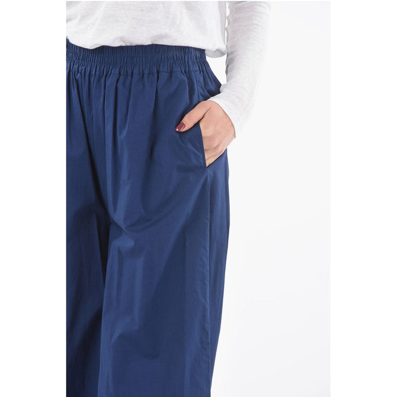 Drawstring Waist Pants Popeline Cotton