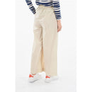 Drawstring Waist Pants Popeline Cotton