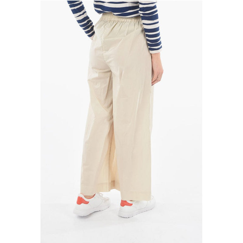 Drawstring Waist Pants Popeline Cotton