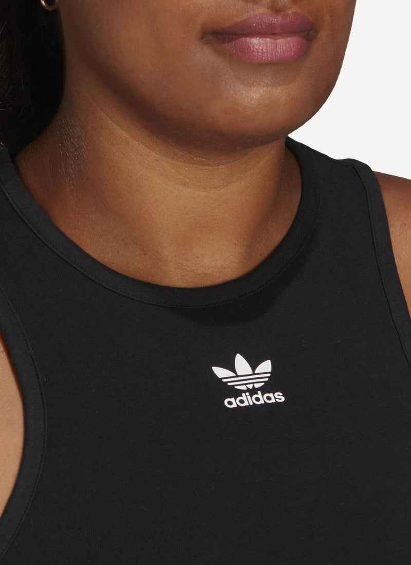 Adidas - Robe Adicolor Essentials Rib - Noir - Femme