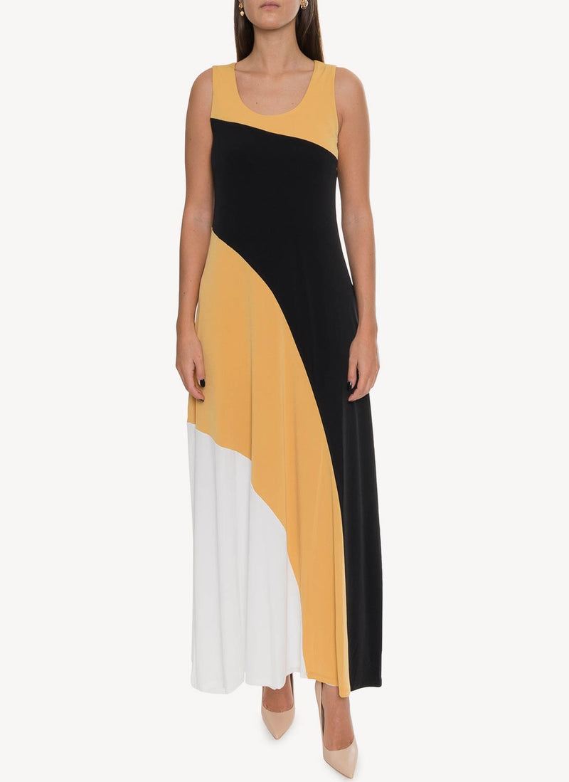 Calvin Klein - Robe Maxi - Ocre - Femme