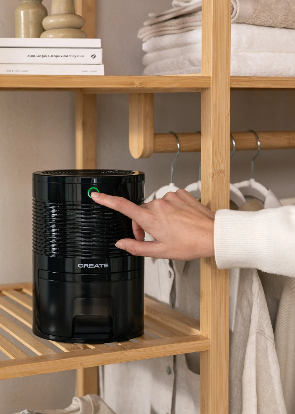 Dryplus - Mini Dehumidifier 600 ml - Black