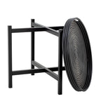 Milli - Tray Table - Black - Rattan