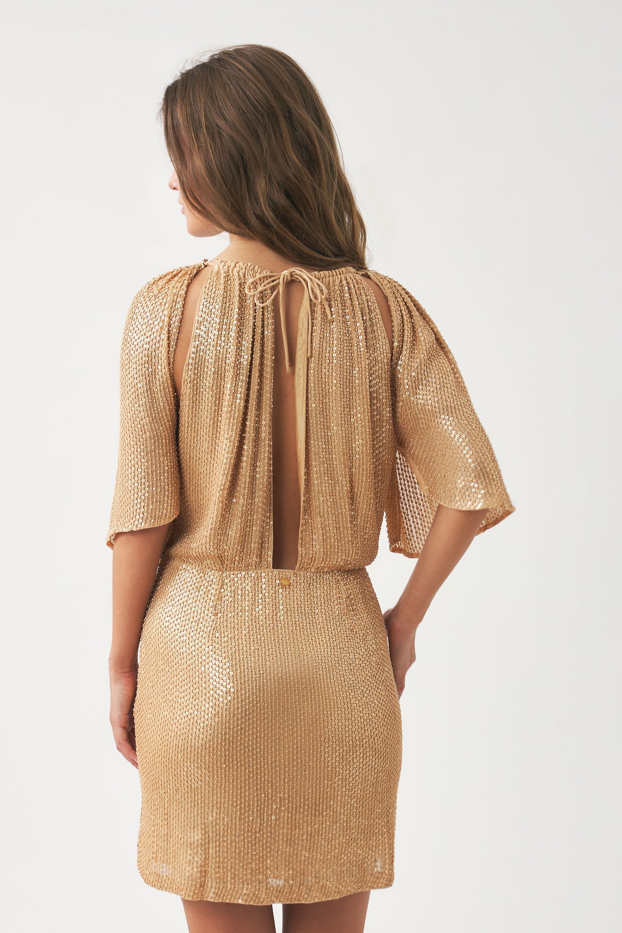 Robe Courte Dune - Nude
