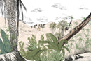 Fresque Dune - Vert Palmier