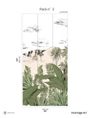 Fresque Dune - Vert Palmier