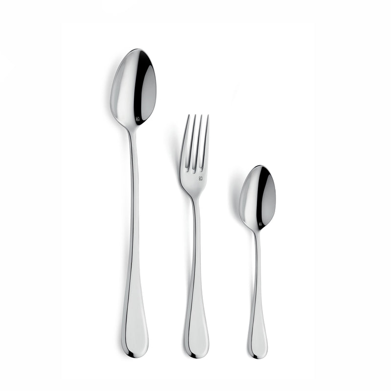 Tea Time 18 Piece Set - Dunes - Stainless Steel