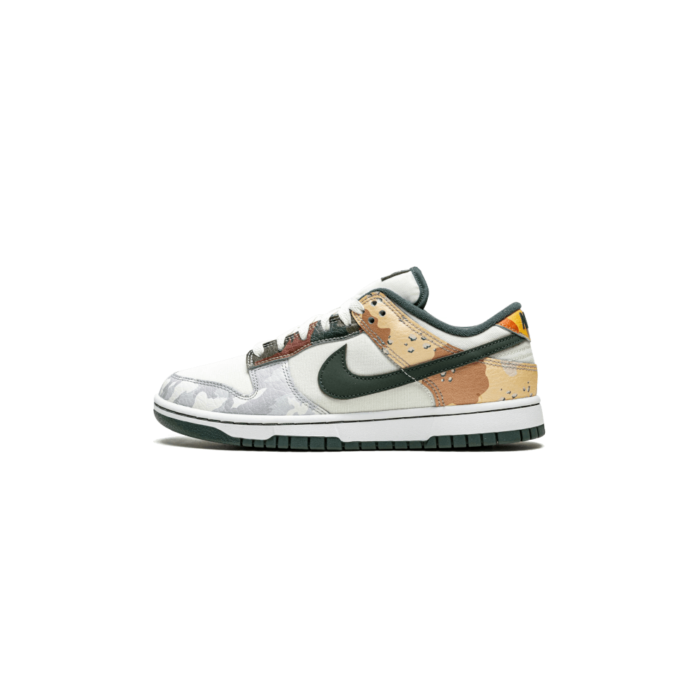 Nike - Dunk Low Se Sail Multi-Camo Sneakers - Multicolor