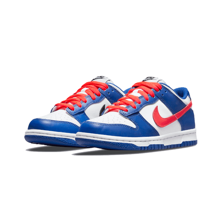 Nike - Dunk Low Zapatillas Blanco Rojo Real - Azul