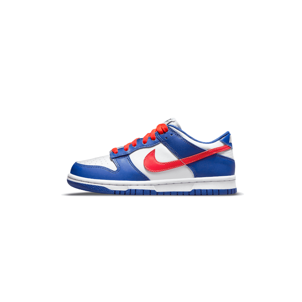 Nike - Dunk Low Zapatillas Blanco Rojo Real - Azul