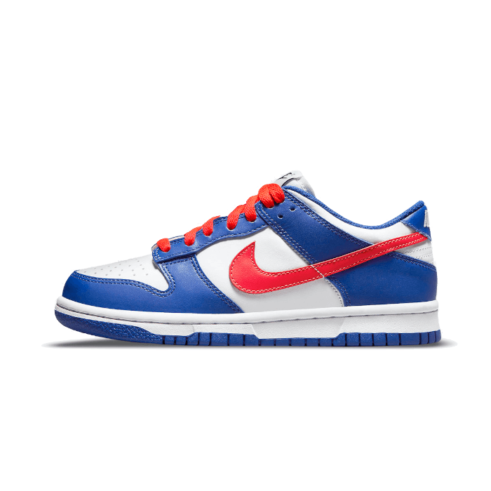 Nike - Dunk Low Zapatillas Blanco Rojo Real - Azul