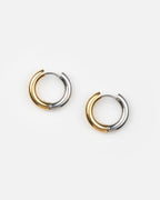 Boucles D'Oreilles  - Doré Et Argenté