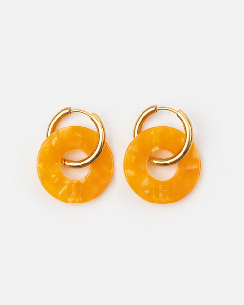 Pendientes Donut - Albaricoque