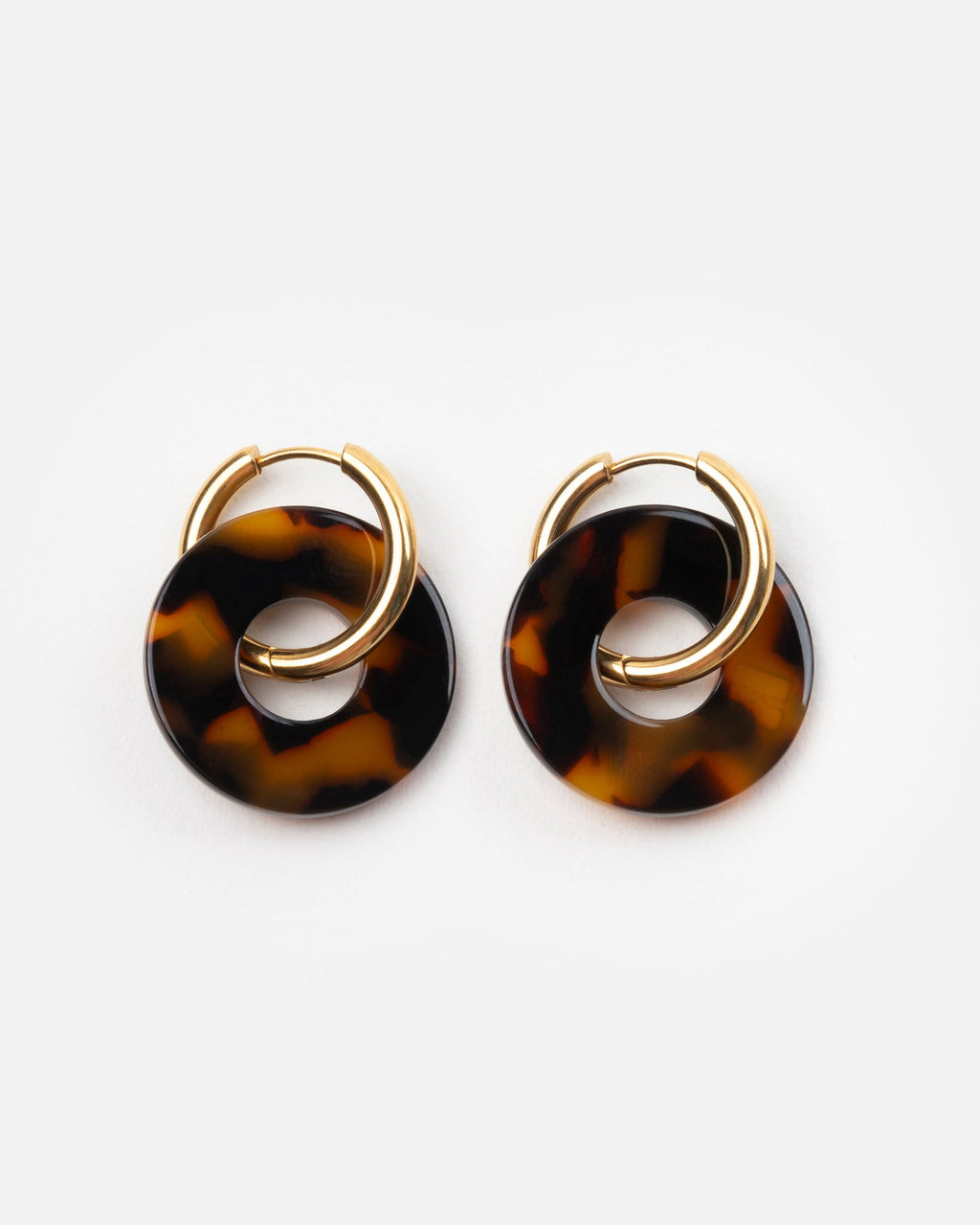 Boucles D'Oreilles Donuts - Écaille