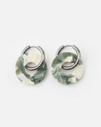 Boucles D'Oreilles Donuts - Marbre