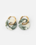 Boucles D'Oreilles Donuts - Marbre