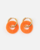 Pendientes Donut - Naranja