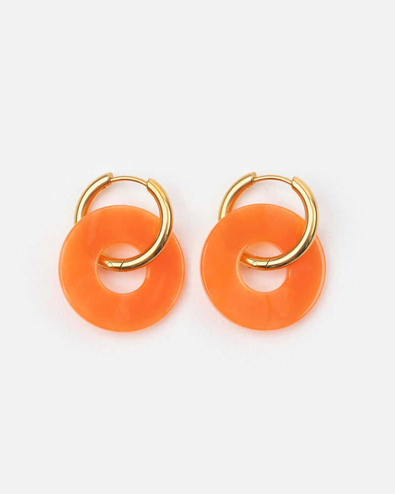 Pendientes Donut - Naranja